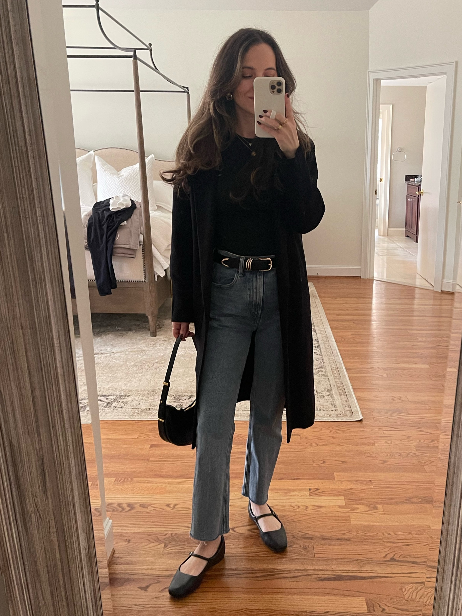 Easy fall outfit with a coatigan and ballet flats. Coatigan runs true to size, wearing S. Jeans run true to size (wearing a size up here for roomier fit). Ballet flats on sale 30% off. 

Target shoes, ballet flats outfit, millennial outfit  

#LTKSeasonal #LTKFindsUnder50 #LTKShoeCrush