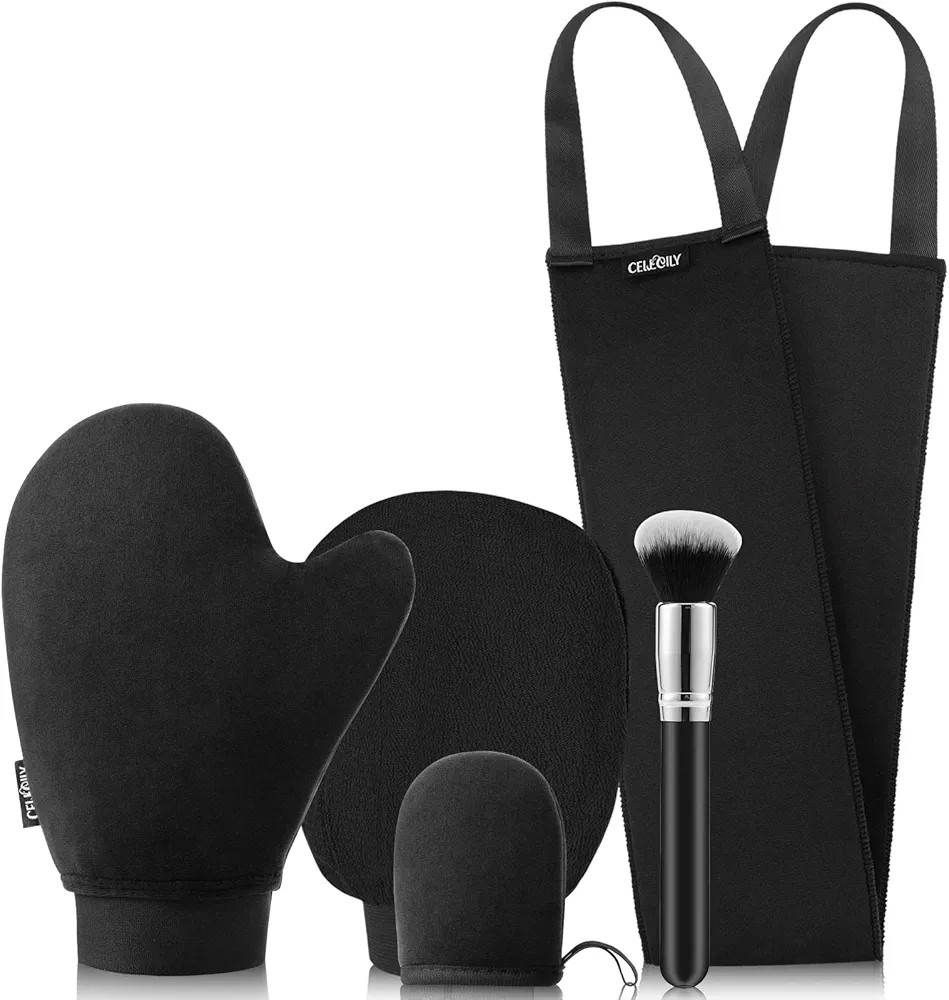 Self Tanning Mitt Applicator Kit Tanning Mitts Self Tanner Applicator Set Self Tanning Glove for ... | Amazon (US)