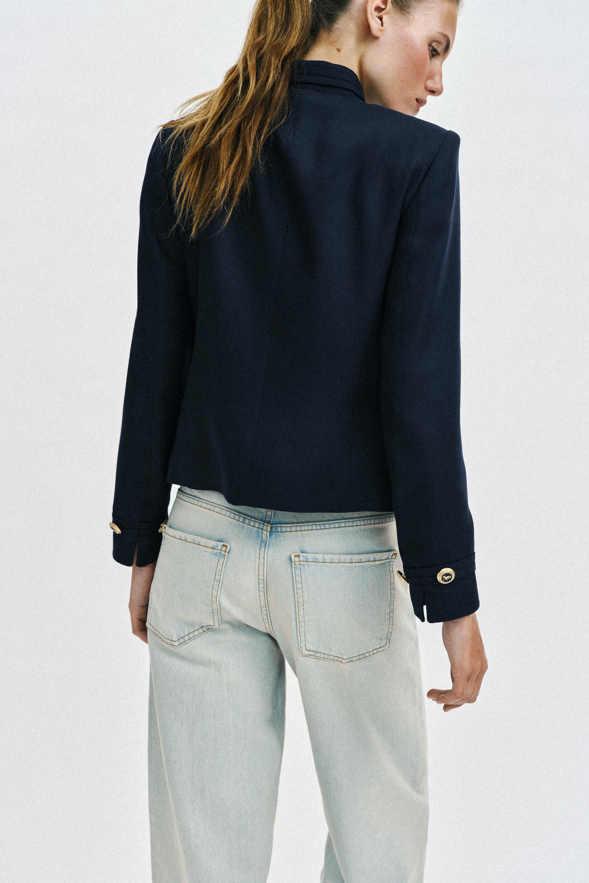 FITTED BUTTONED BLAZER ZW COLLECTION | Zara UK