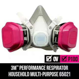 3M P100 Household Respirator 65021HA1-C - The Home Depot | The Home Depot