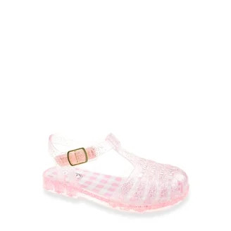 Wonder Nation Baby and Toddler Girls Mary Jane Jelly Shoes | Walmart (US)