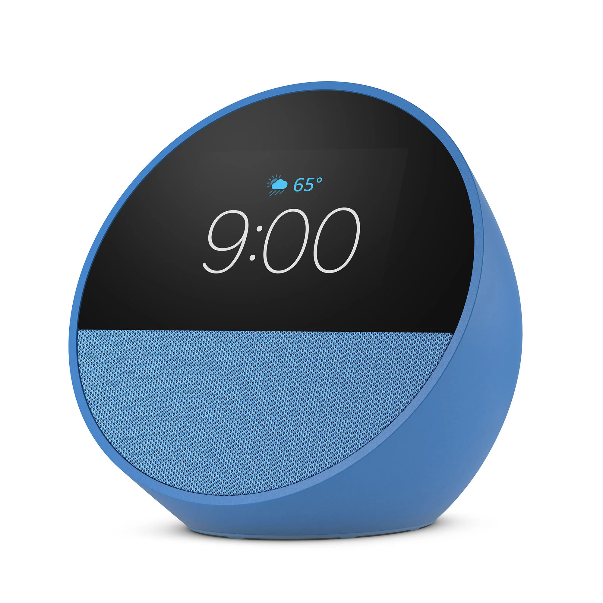 Amazon Echo Spot (2024 Release), Smart Alarm Clock with Vibrant Sound and Alexa - Ocean Blue | B0BFC8DR7C | Lowe's
