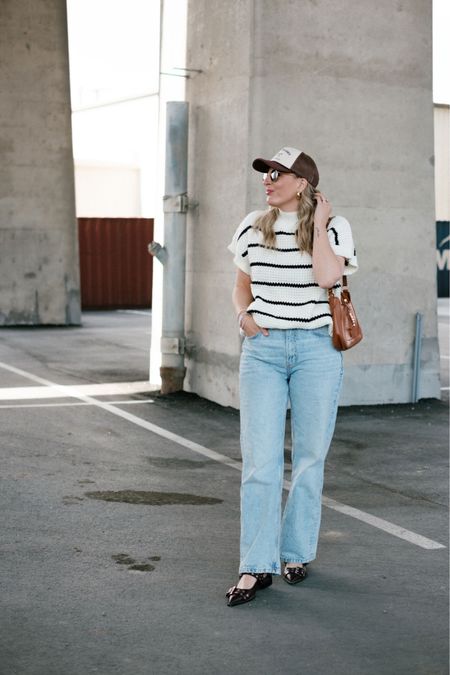Amazon stripe sweater, bag and shoes
Jeans are Zara abs can’t link 

#LTKSeasonal #LTKstyletip #LTKmidsize