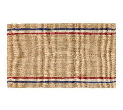 Patriotic Jute Striped Doormat | Pottery Barn (US)