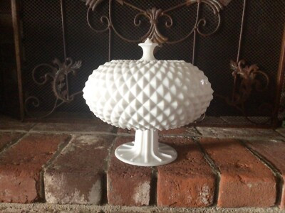 RARE! VTG HUGE DIAMOND POINT CANDY DISH MELAMINE LOOKS GLASS CREATIVE CONTAINERS  | eBay | eBay US