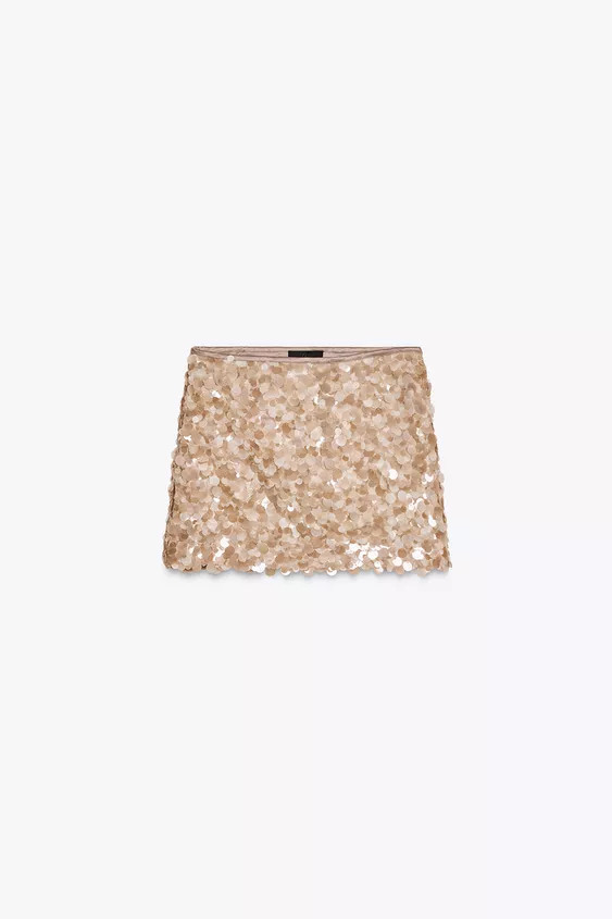 SEQUINNED MINISKIRT | Zara UK
