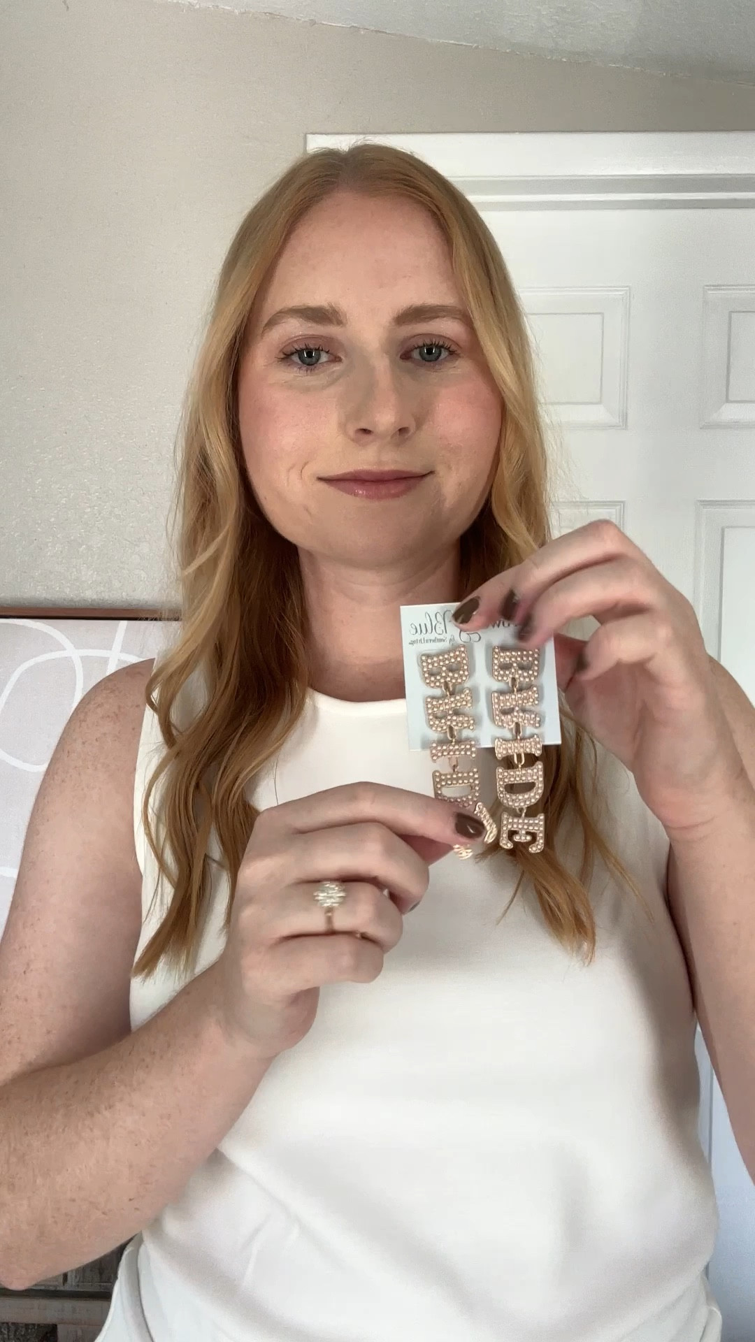 Bride Earrings - Bride To Be Gifts Bachelorette Party Accessories Bridal Shower Gift Outfits for Bride to Be

#LTKVideo #LTKWedding #LTKFindsUnder50