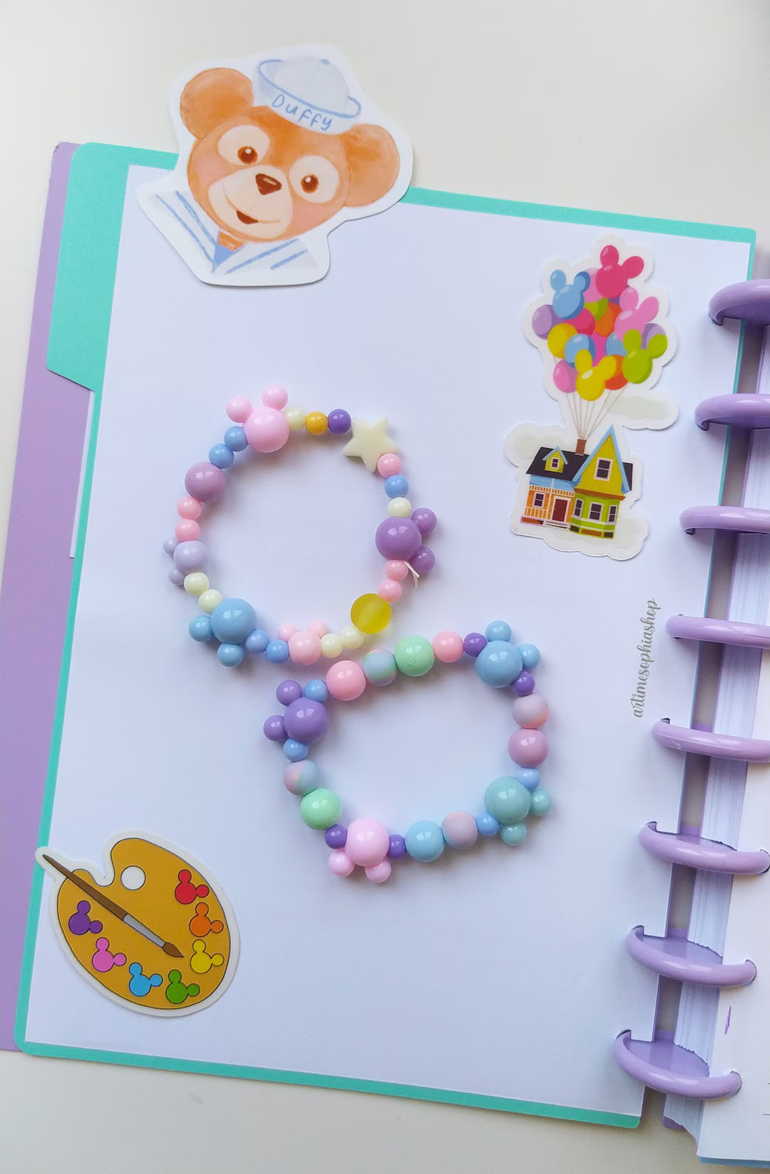 Pastel Rainbow Collection Bracelet Disney Outfit Summer - Etsy | Etsy (US)