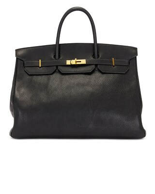 FWRD Renew Hermes Ardennes Birkin 40 Handbag in Black | FWRD | FWRD 