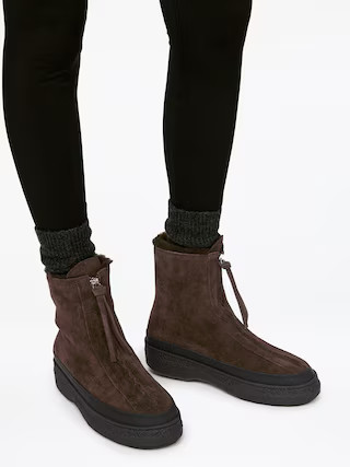 Chunky Suede Boots | Arket UK