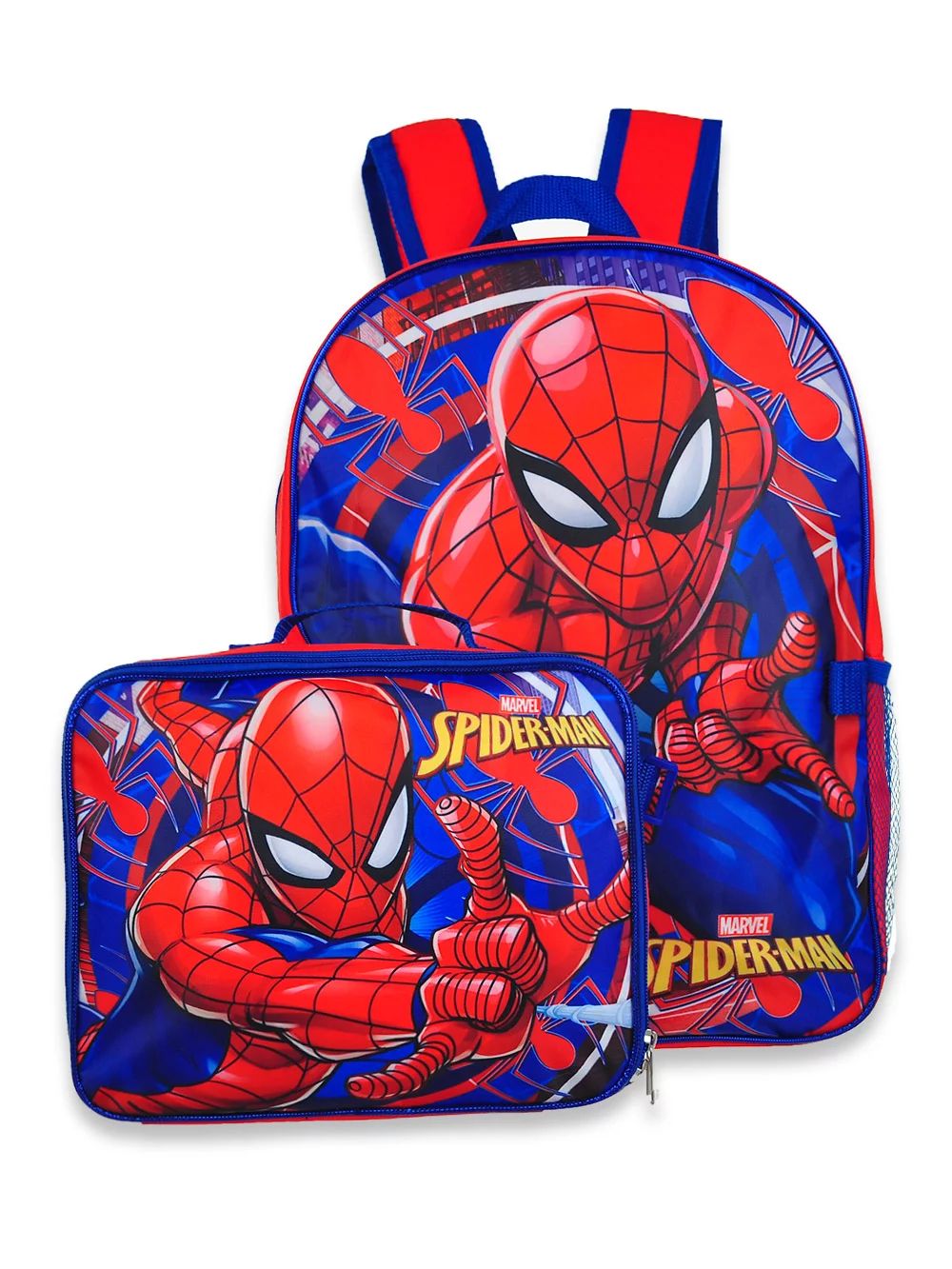 Marvel Spider-Man Boys' 2-Piece Backpack Lunchbox Set - red/multi, one size - Walmart.com | Walmart (US)