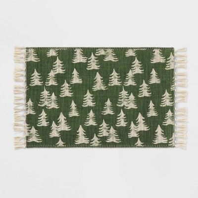 34" x 20" Trees Rug - Threshold™ | Target