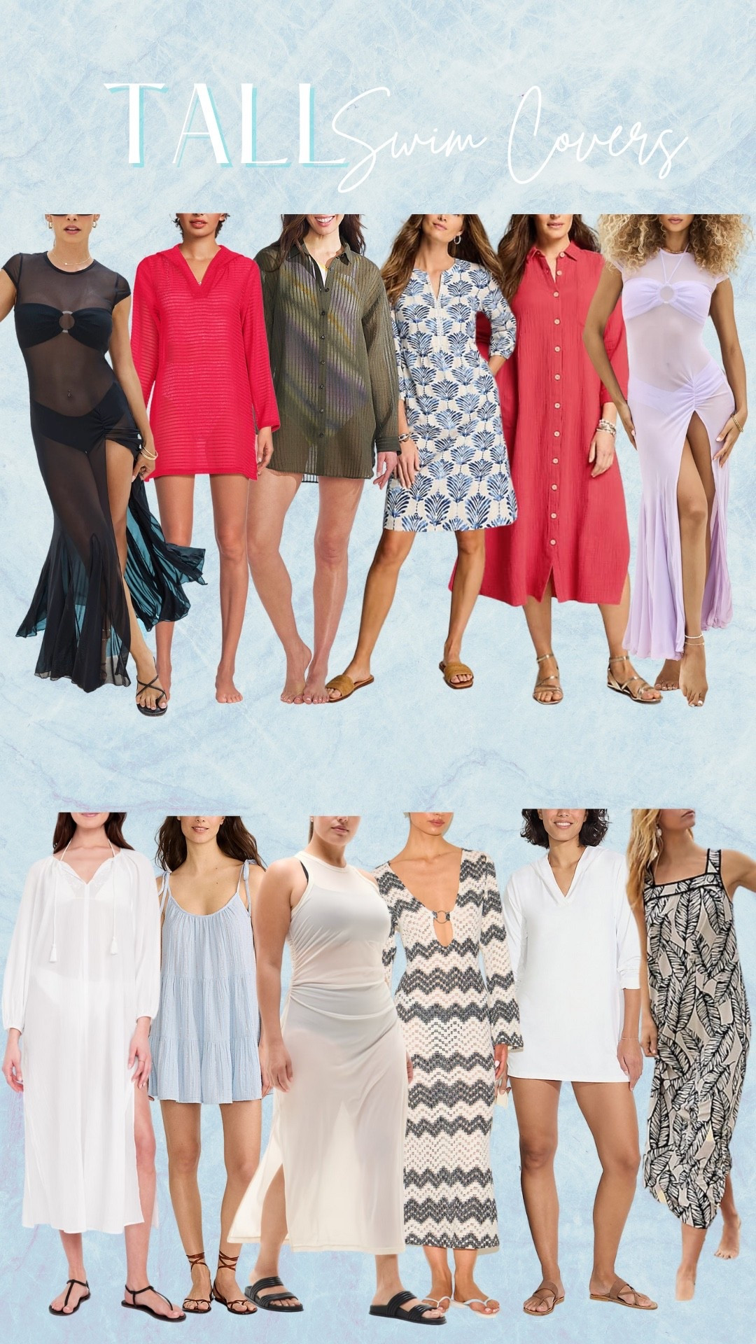 Tall size swim covers and dresses


Cover up, vacation, travel 

#LTKSummerEdit #LTKSwim #LTKTravel