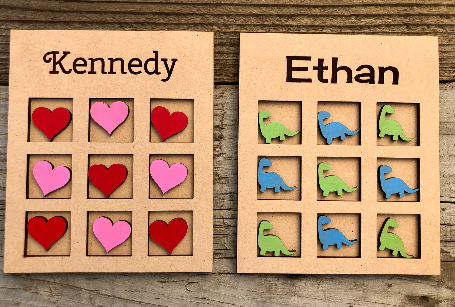 Kids valentines personalized tic-tac-toe tic tac toe kids | Etsy | Etsy (US)