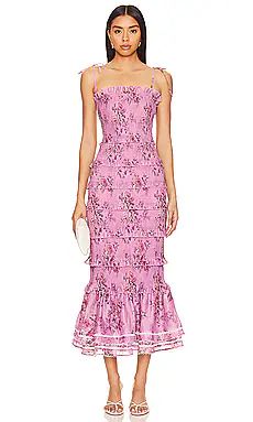 V. Chapman Geranium Dress in Lilac Tapestry Rose from Revolve.com | Revolve Clothing (Global)