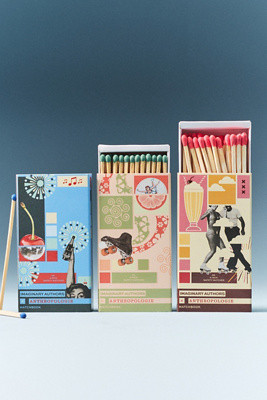 Imaginary Authors x Anthropologie Match Boxes, Set of 3 | Anthropologie (US)