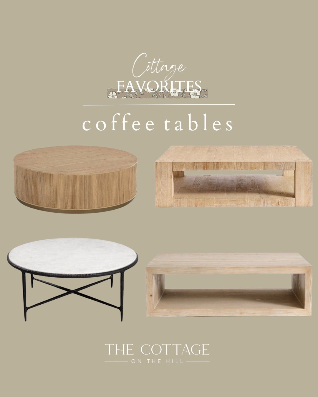 Here are some of my favorite coffee tables that are light and airy

#LTKHome