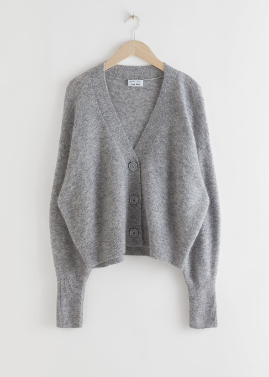Alpaca Blend Puff Sleeve Cardigan | & Other Stories (EU + UK)