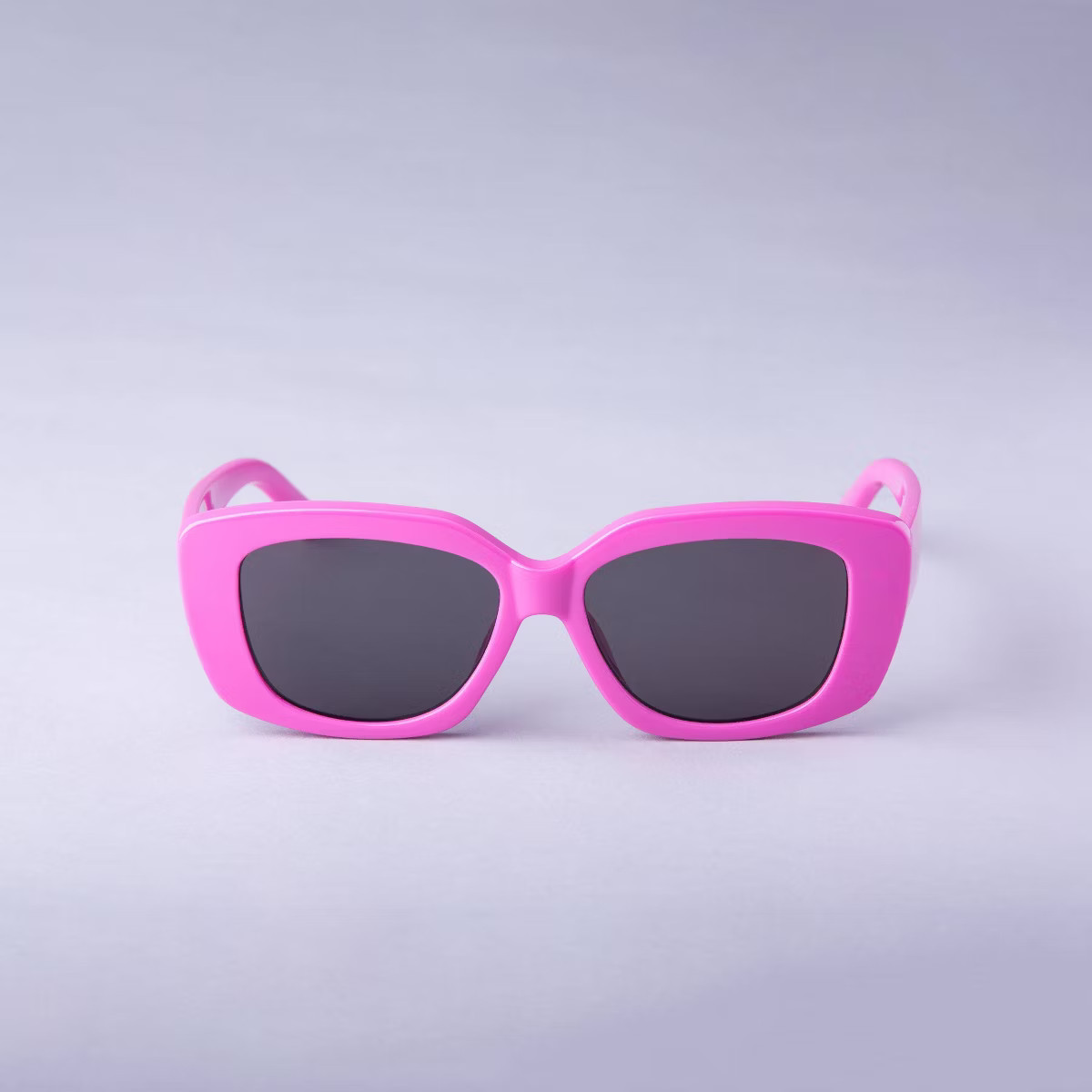 Women's Rounded Cateye Rectangle Sunglasses - A New Day™ | Target