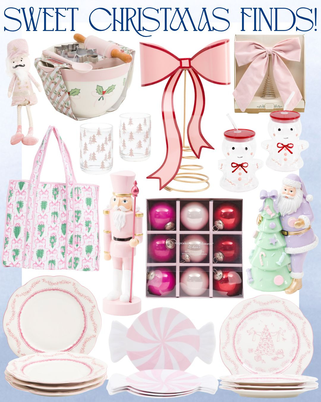 Sweet Christmas finds! 

christmas decor, gifts, seasonal shopping, holiday trends, T.J. Maxx, Marshalls, pink & white, home, hosting, cooking, party, seasonal 

 #LTKHoliday #LTKSeasonal #LTKHome