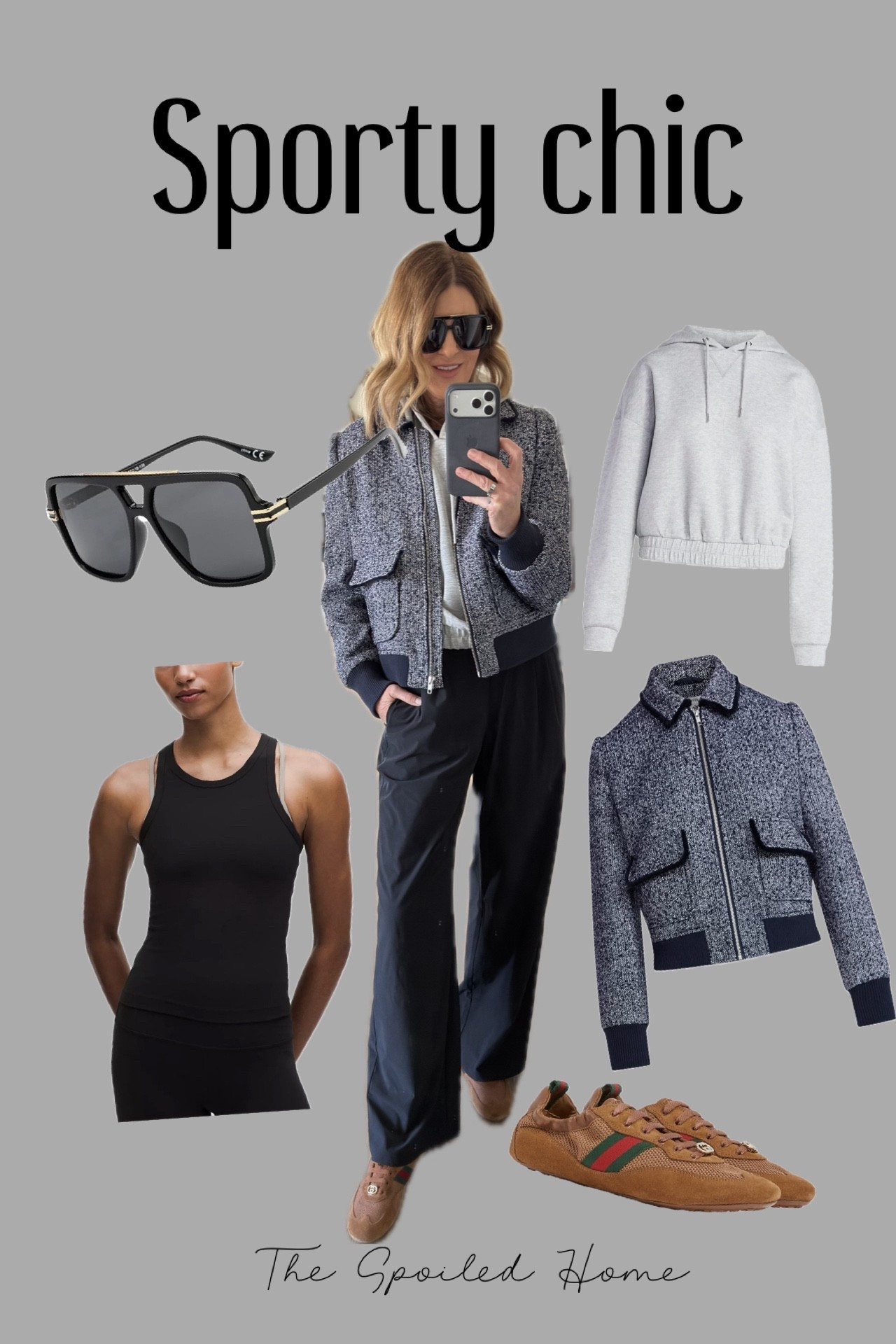 Small jacket 
Small pullover
SMall pants


#LTKdayinmylife #LTKOver40 #LTKActive