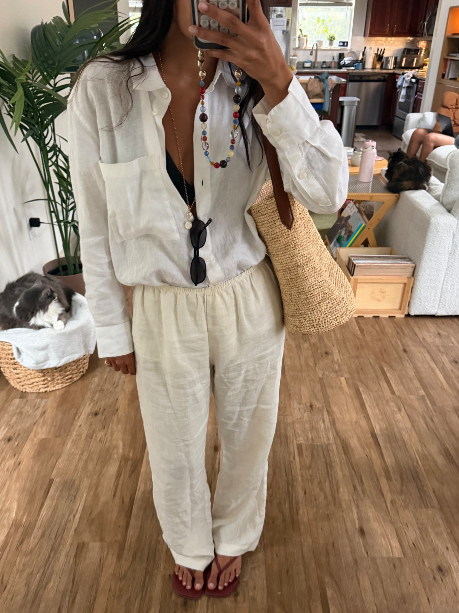 OOTD :) all linen! wearing a small in pants and small button down :) 

#LTKootd #LTKgrwm #LTKSeasonal
