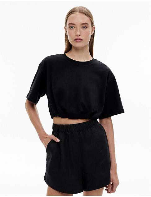 Gather Crop Tee | David Jones (Australia & New Zealand)