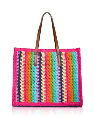 The White Lotus x AQUALarge Multicolor Raffia Tote Bag - Exclusive | Bloomingdale's (US)