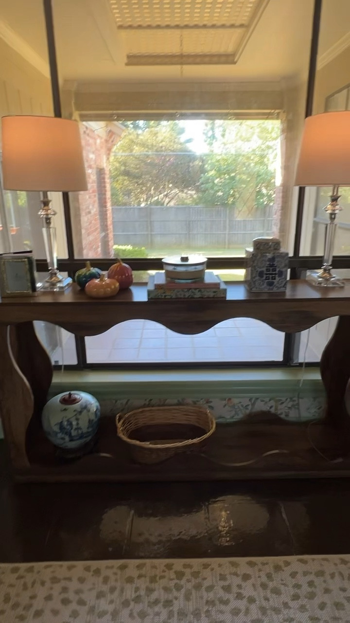 Sweetest little console table with all the Grandmillenial vibes! 😍 On sale now at Wayfair! 

#LTKHome #LTKVideo #LTKSaleAlert
