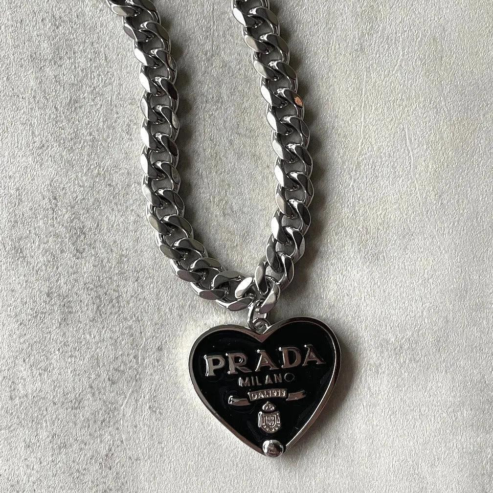 Luxe Black Heart Necklace - Ahava J | Ahava Jewels