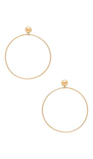 EIGHT by GJENMI JEWELRY Karma Earrings in 14k Gold Fill | Revolve Clothing