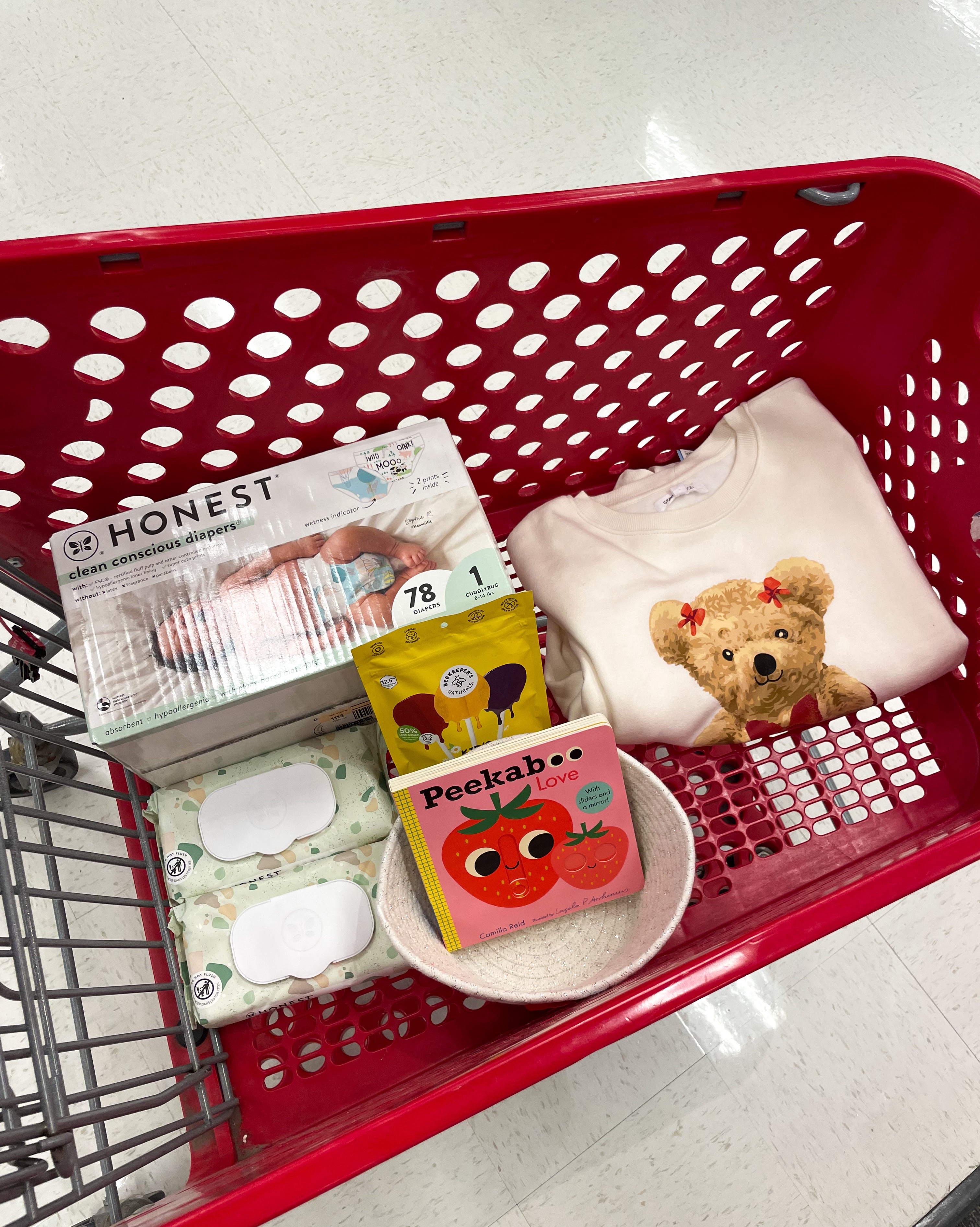 Recent Target run 

Valentine’s Day basket, Valentine’s Day book, Valentine’s Day sweatshirt, diapers, wipes 

#LTKWatchNow #LTKSeasonal #LTKBaby