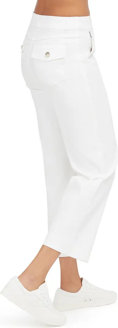 Stretch Twill Wide Leg Crop Pants | Nordstrom