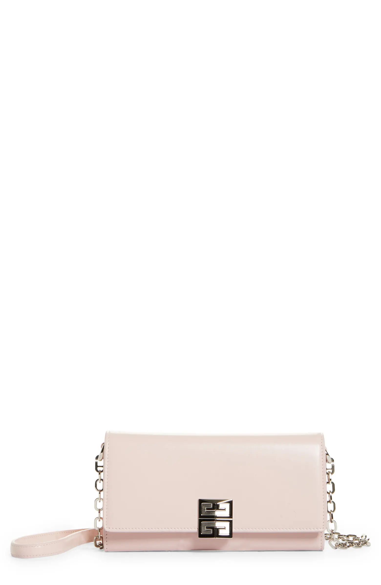 4G Calfskin Leather Wallet on a Chain | Nordstrom