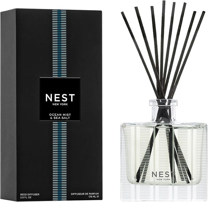 NEST New York Reed Diffuser, Ocean Mist & Sea Salt - 5.9 fl oz - Fragrance for Up to 90 Days - Re... | Amazon (US)