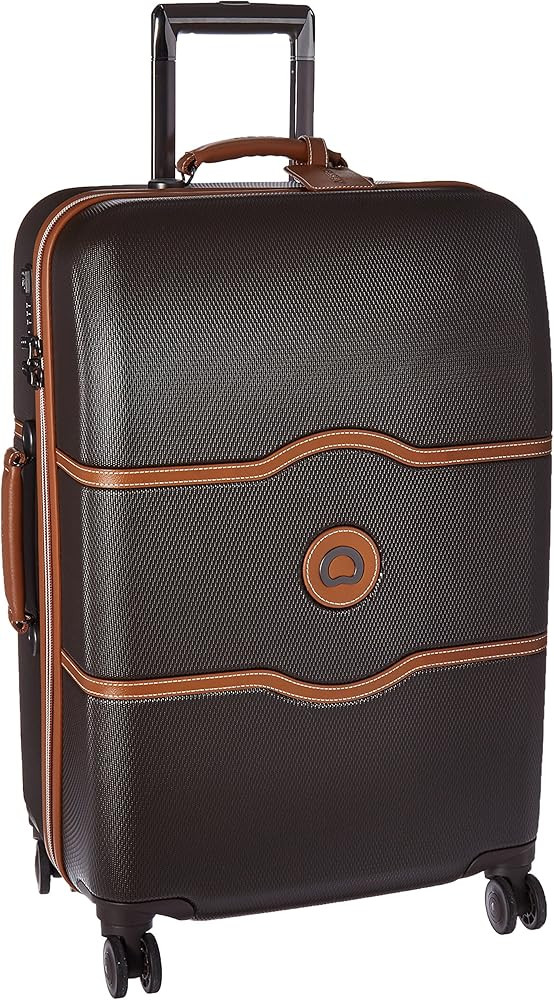 DELSEY Paris Chatelet Hardside Luggage with Spinner Wheels, Champagne White, Carry-on 19 Inch, No... | Amazon (US)