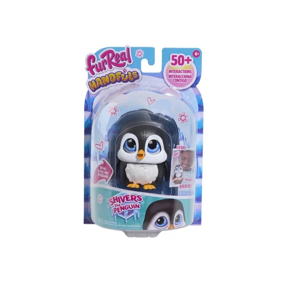 furReal Handfuls Shivers the Penguin, 3.5 inch Interactive toy, 50 Interactions, Kids Ages 4 Up | Walmart (US)
