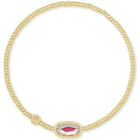 Kendra Scott Grayson Stretch Gold Bracelet in Dichroic Glass | Glik's