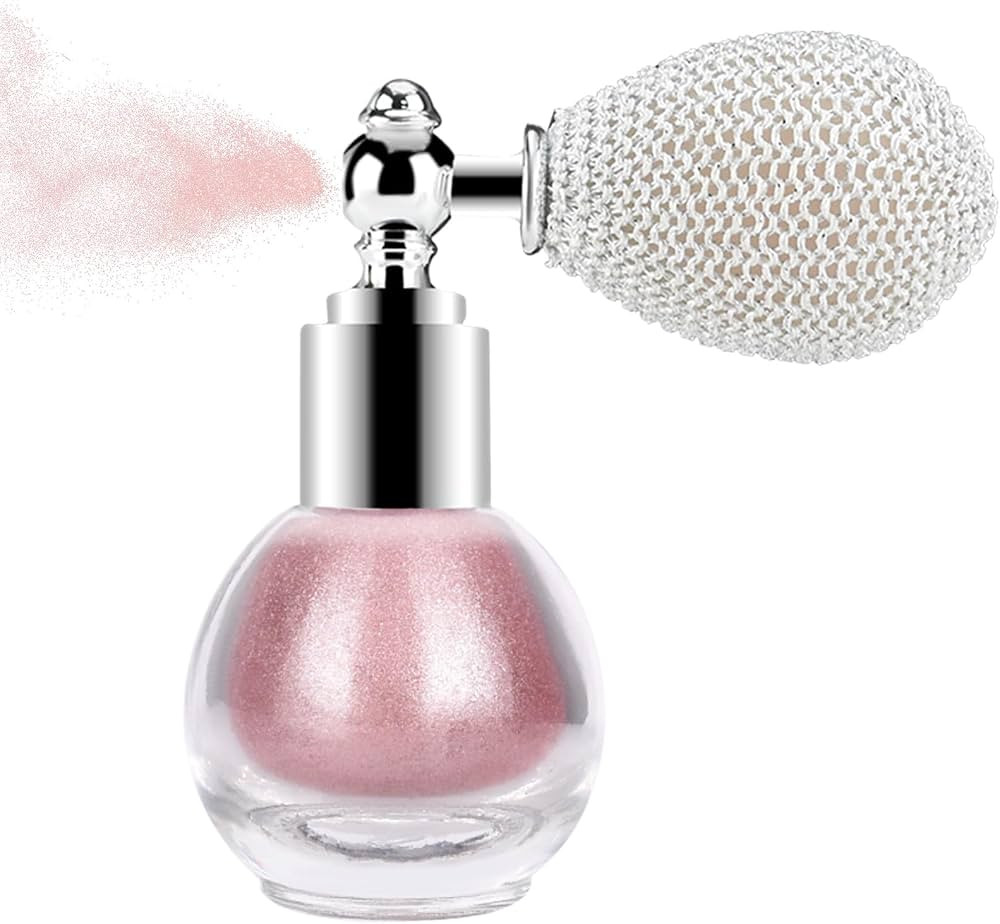 KYDA Glitter Powder Spray, Loose Shimmer Powder, Highlighter Spray Makeup for Face Body Hair, Las... | Amazon (US)