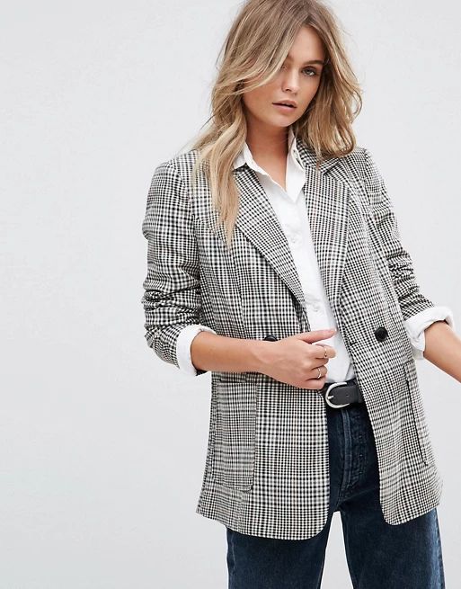 Vero Moda Check Tailored Blazer | ASOS UK