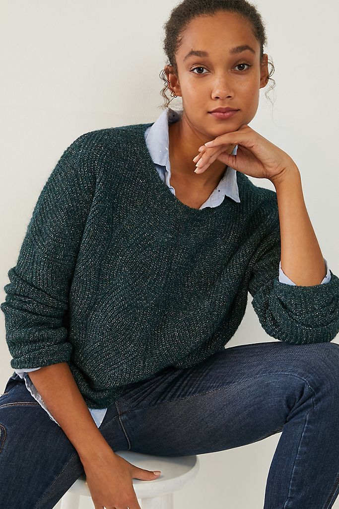 Keely Cable-Knit Sweater | Anthropologie (US)