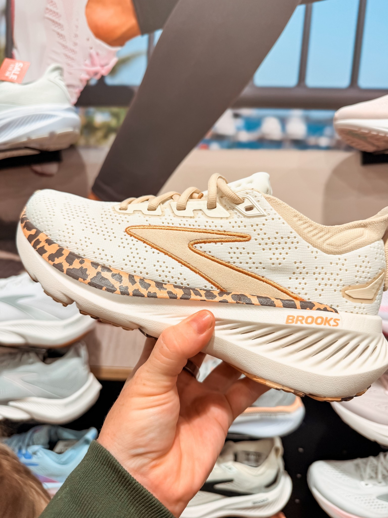 The most comfortable sneakers I’ve tried in a LONG time 🤍
These new Brooks Running sneakers are lightweight, supportive, and feel like walking on a cloud (no break-in needed 🙌🏼)

Perfect for:
• busy mom days
• long walks / errands
• travel + all-day wear
• workouts or casual outfits

I love the neutral tone + subtle print detail — they go with everything 👌🏼

If you’ve been looking for a supportive sneaker that still looks cute… this is it.

Comment SHOP and I’ll send you the link 🤍

#brooksrunning #comfortablesneakers #walkingshoes #momstyle #ltkfinds

#LTKmomlife #LTKOver40 #LTKfitnessgoals