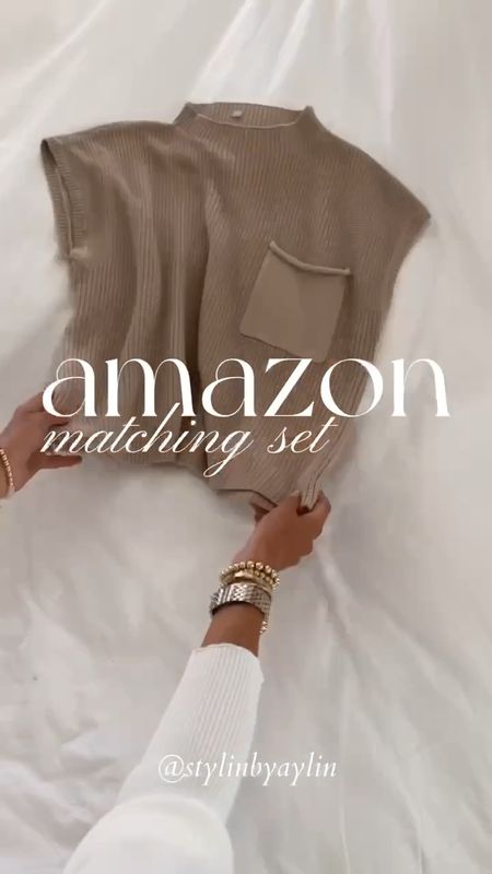 Amazon matching set I'm guilty of owning in multiple colors. I'm just shy of 5-7" wearing the size small
#StylinbyAylin #Aylin 

#LTKFindsUnder100 #LTKFindsUnder50 #LTKStyleTip