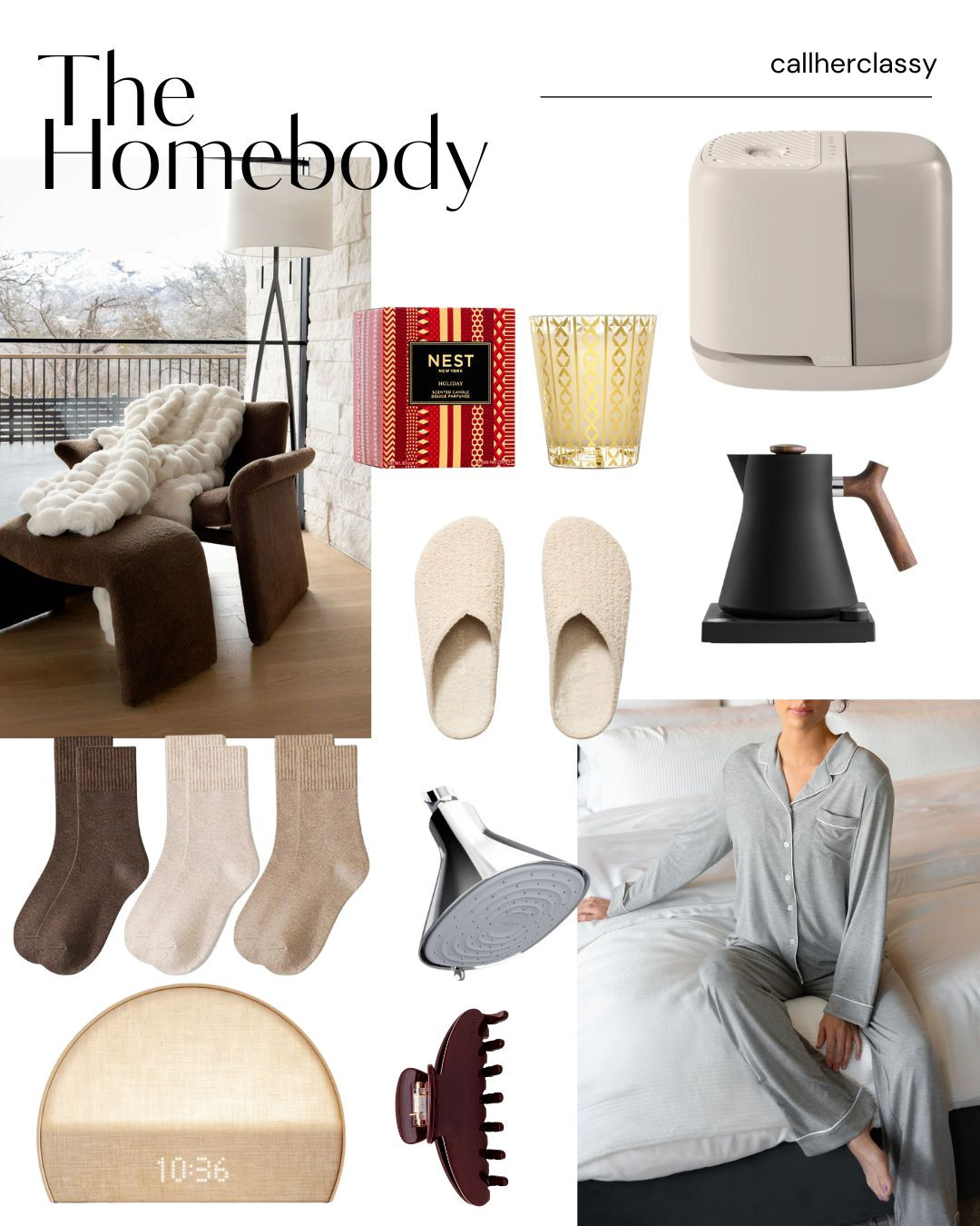 Gift guide for the homebody😌☕️☁️ these are ideas for the person who loves wellness, a cozy night in, and likes to romanticize their nightly routines

You can use code CE-CALLHERCLASSY to get a 40-45% discount on all Cozy Earth products! 

#LTKCyberWeek #LTKGiftGuide #LTKHoliday
