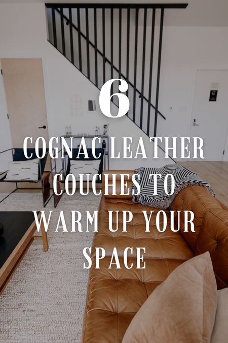 Cognac leather sofas to warm up your space!

#LTKfamily #LTKhome #LTKstyletip