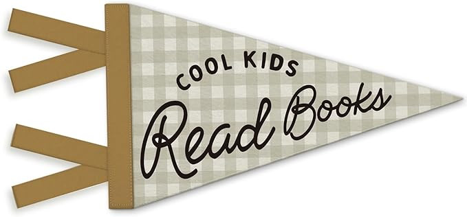 Reading Corner Decor for Classroom, Cool Kids Read Books Wall Felt Pennants Banners Flags, Retro ... | Amazon (US)