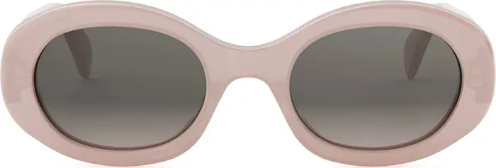 Triomphe 52mm Oval Sunglasses | Nordstrom