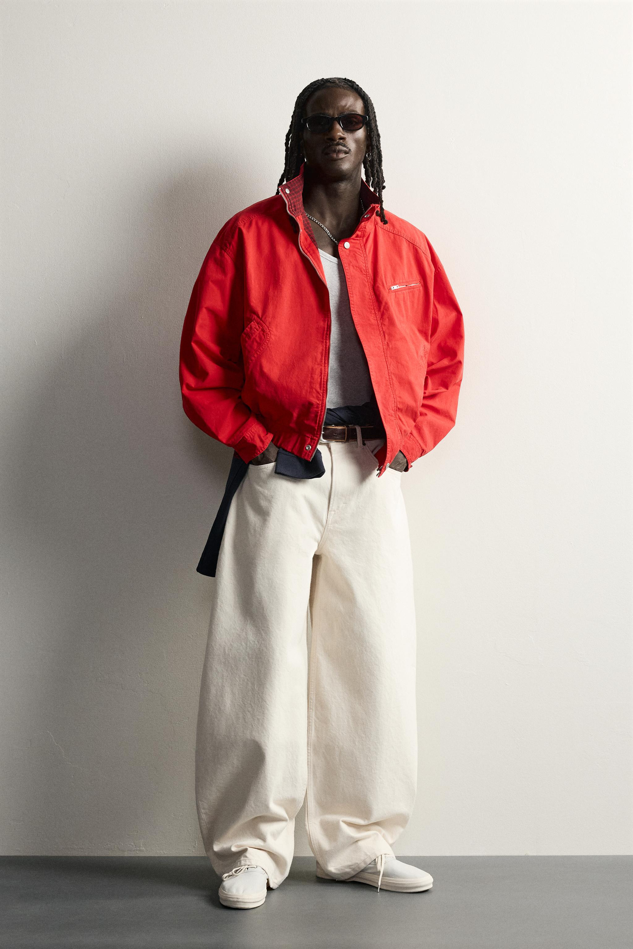 CONTRAST RELAXED FIT JACKET | Zara Canada