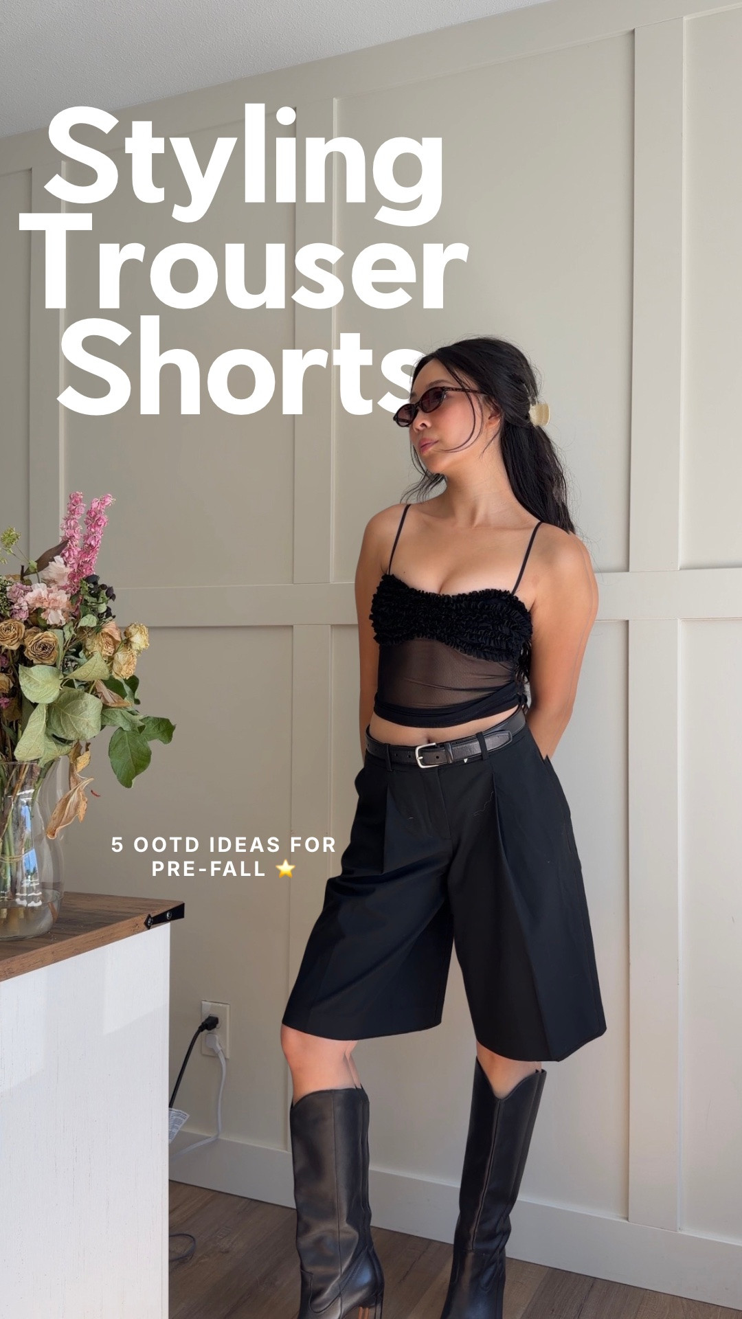 5 outfits to wear with your OVERSIZED Trouser Shorts!! ✨🛒

1. Preppy, effortless, and actually comfortable for walking across campus.
2. Modern, professional, and HR-approved for warm weather.
3. Sleek, elevated, and a little bit edgy for dinners or events.

Using trendy and current popular clothing brands for all ages. Back to school ootd and back to campus outfit inspo that will shake up your look this summer and pre-fall 🌟

(Tops 2XS-XS, shorts US00, belt XS) @ASOS @Aritzia @CIDER @Revolve