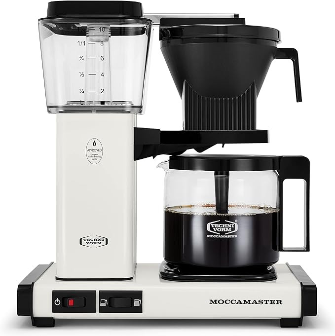 Moccamaster 53933 KBGV Select 10-Cup Coffee Maker, Off-White, 40 ounce, 1.25l | Amazon (US)